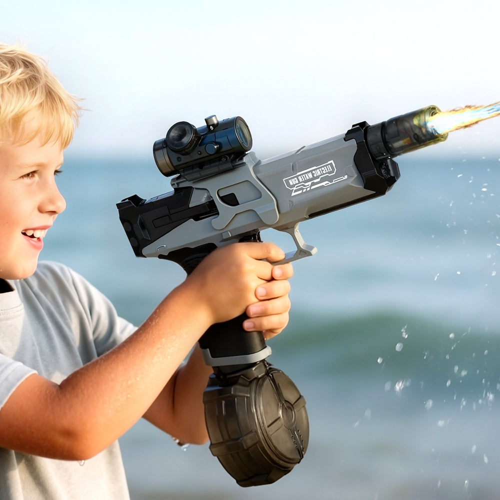 Keezi Kids Adult Electric Water Gun 500ml Water Tank Light Squirt Guns Toys Awezingly