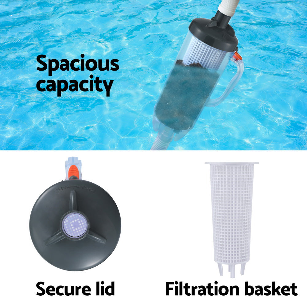 Aquabuddy Pool Leaf Canister Cleaner Suction Catcher In-ground Swimming Pools Aquabuddy