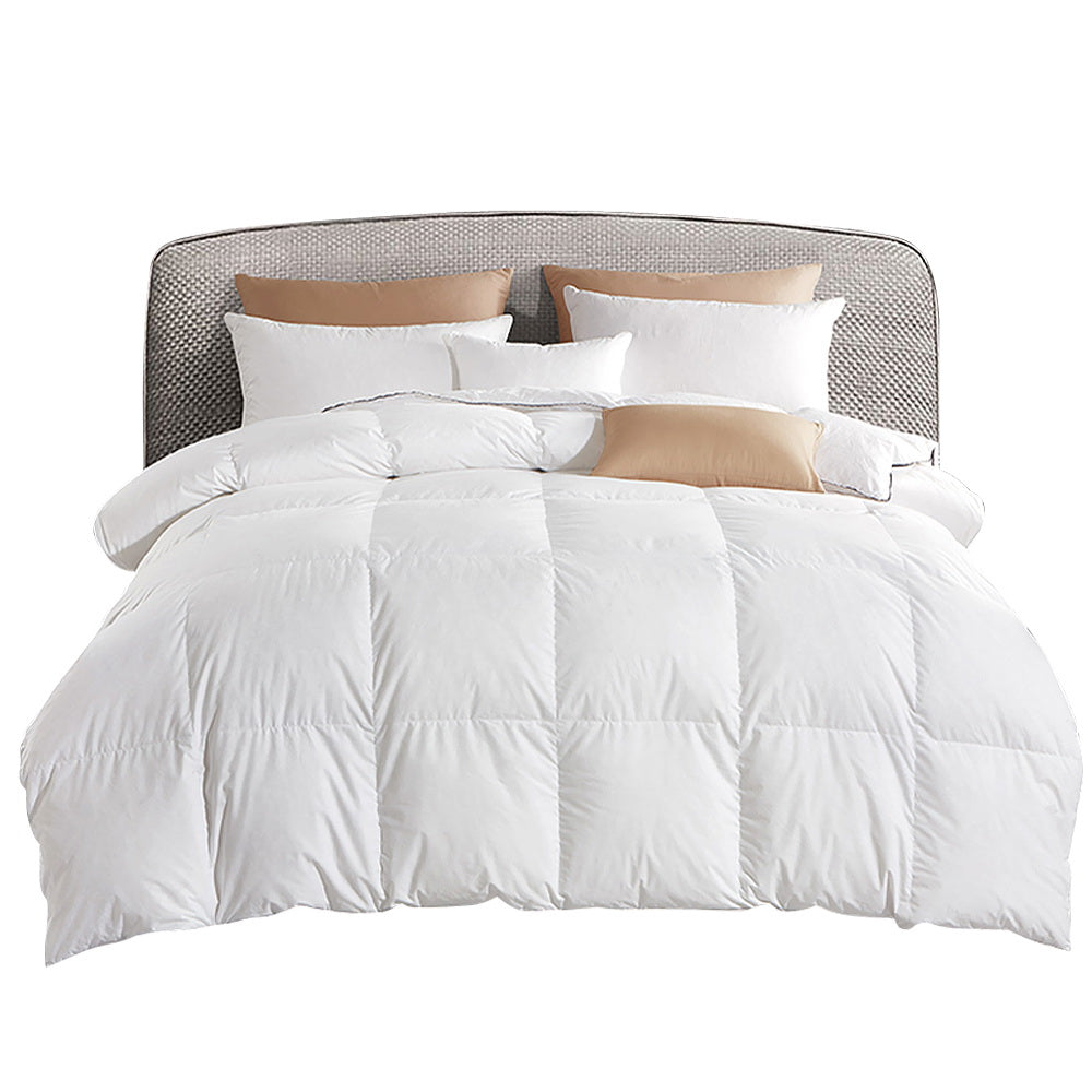 Giselle Bedding 700GSM Goose Down Feather Quilt Double Awezingly