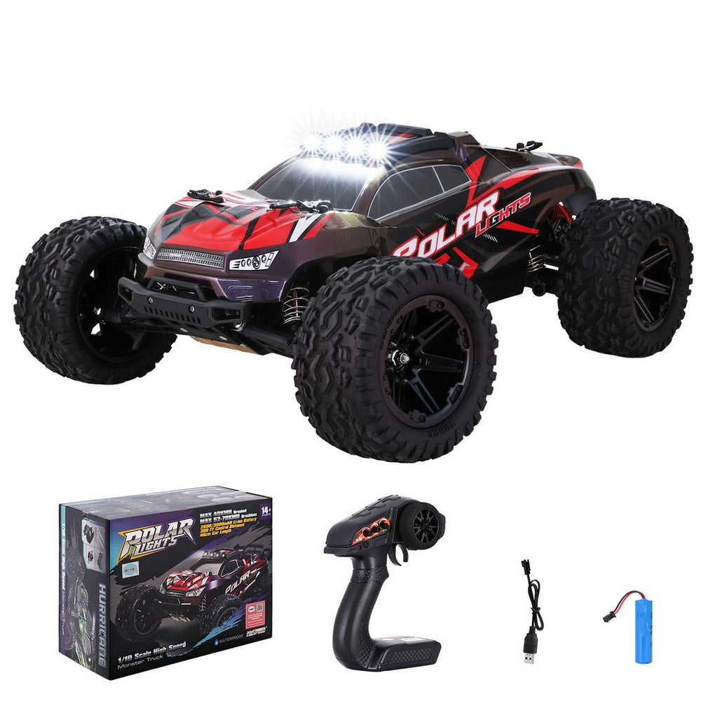 Keezi Kids Remote Control Car Off-Road Truck with Lights Electric Vehicle Toys Awezingly