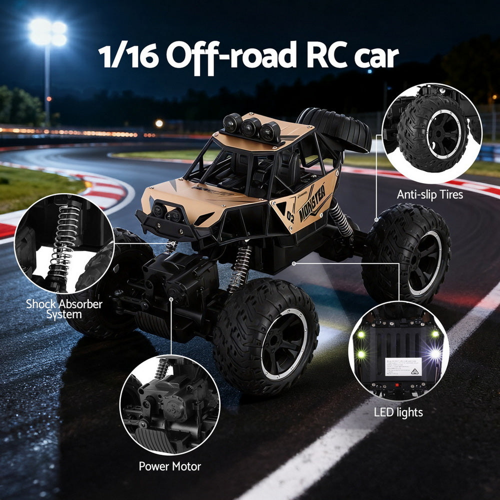 Keezi Kids Remote Control Car 5KM/H Off-Road Truck Electric Vehicle Outdoor Toys Awezingly