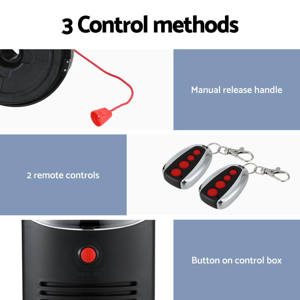 UL-tech Garage Roller Door Opener 250N Motor Auto Safety Reverse 220V Awezingly