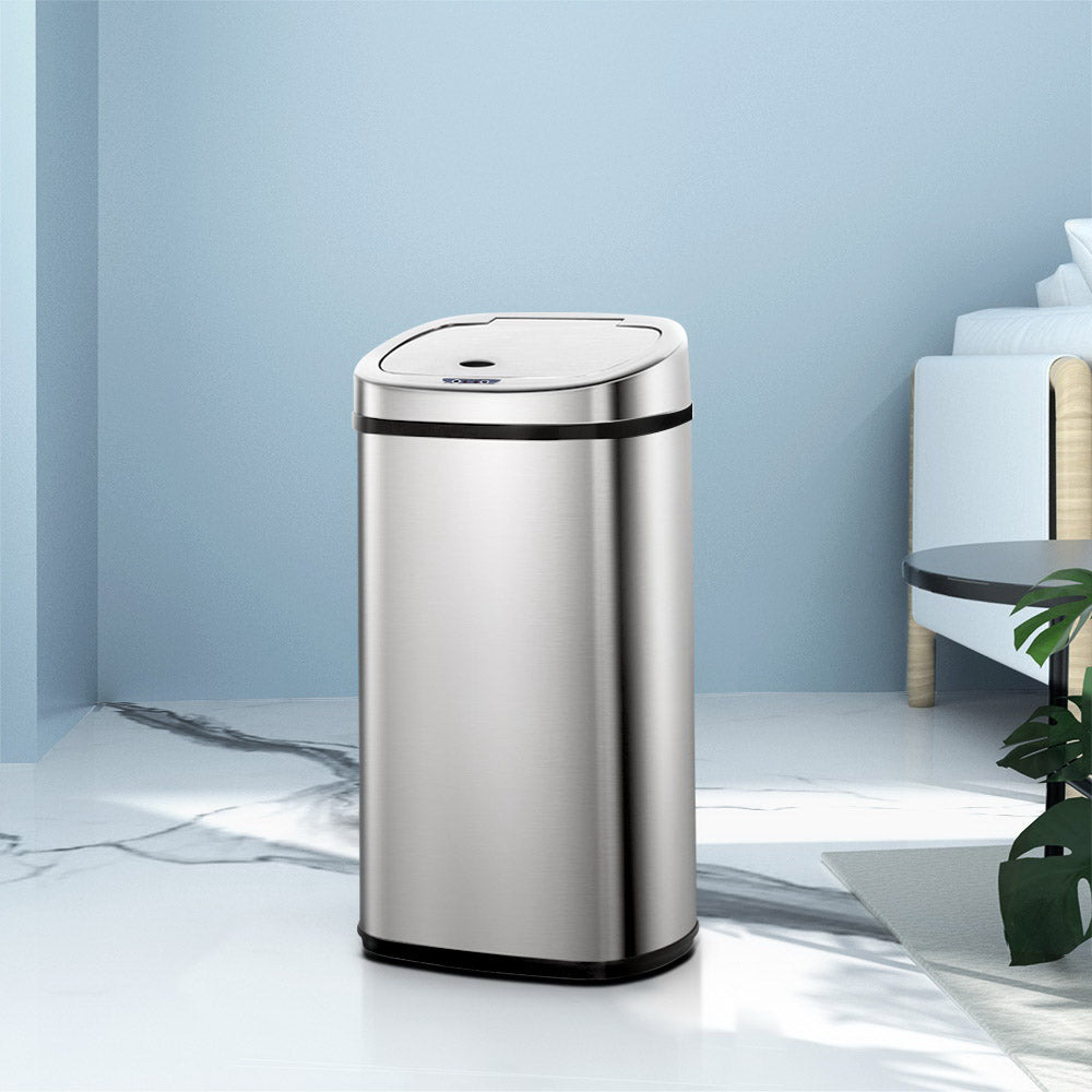 50L Stainless Steel Motion Sensor Rubbish Bin Does not apply