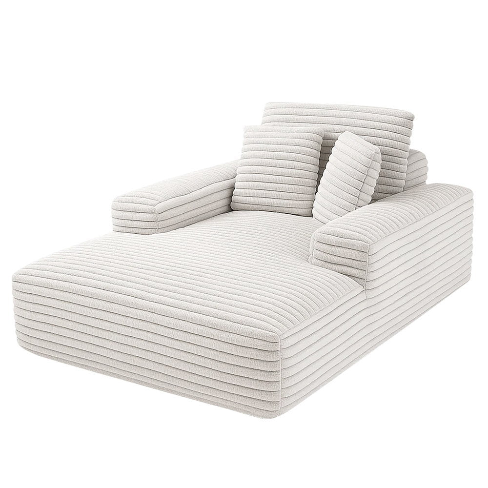 Artiss Sofa Bed Lounge Chair Recliner Couch Reading Chairs Sleeper Cloud Sofas Faux Fur Fabric Awezingly