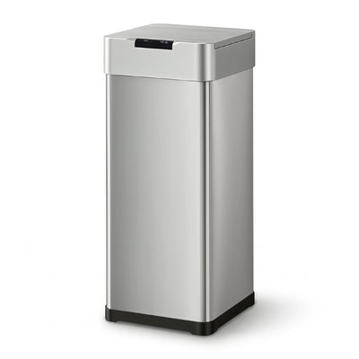 Devanti 50L Motion Sensor Bin Rubbish Bins Kitchen Automatic Trash Can Silver