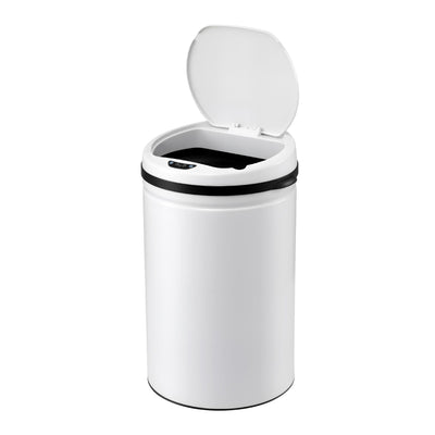Devanti 30L Sensor Bin Automatic Touchless Trash Can Garbage Rubbish White