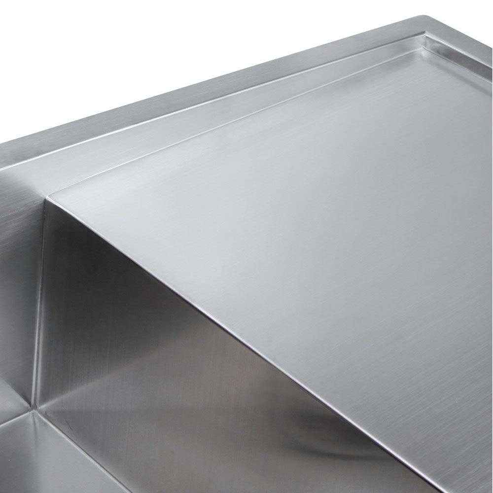 Cefito 111cm x 45cm Stainless Steel Kitchen Sink Under/Top/Flush Mount Silver Cefito