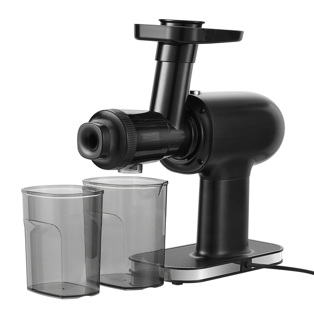 Devanti Cold Press Slow Juicer Fruit Juice Extractor 160W Black Devanti