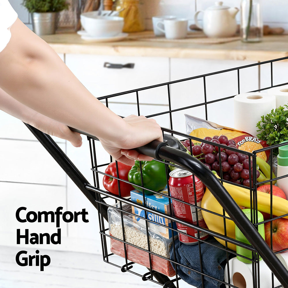 Emajin Foldable Shopping Trolley Cart Awezingly
