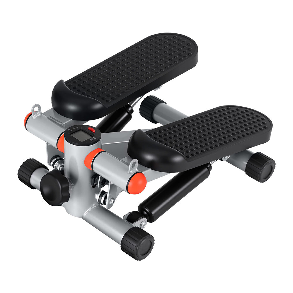 Everfit Mini Stepper with Resistance Rope Aerobic for Exercise Compact Home Workout Grey Awezingly