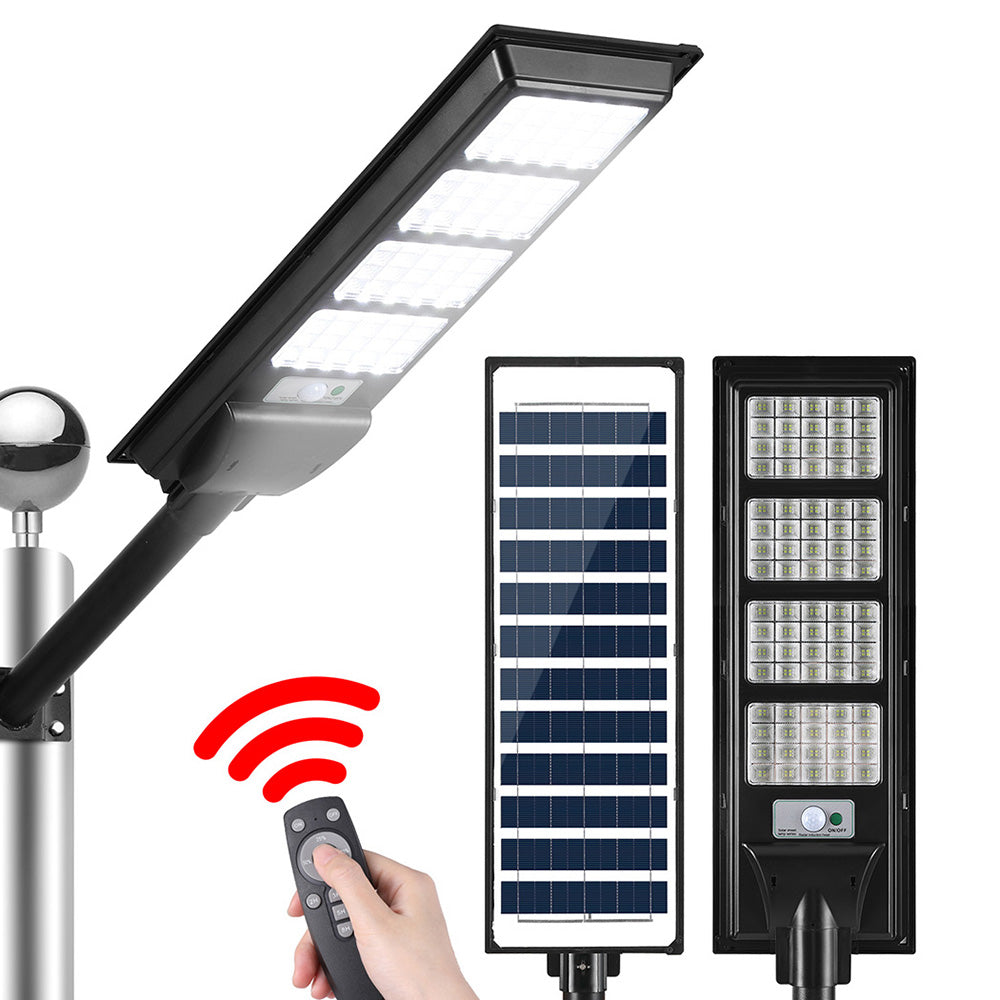 Leier 320 LED Solar Street Light Flood Motion Sensor Remote Leier