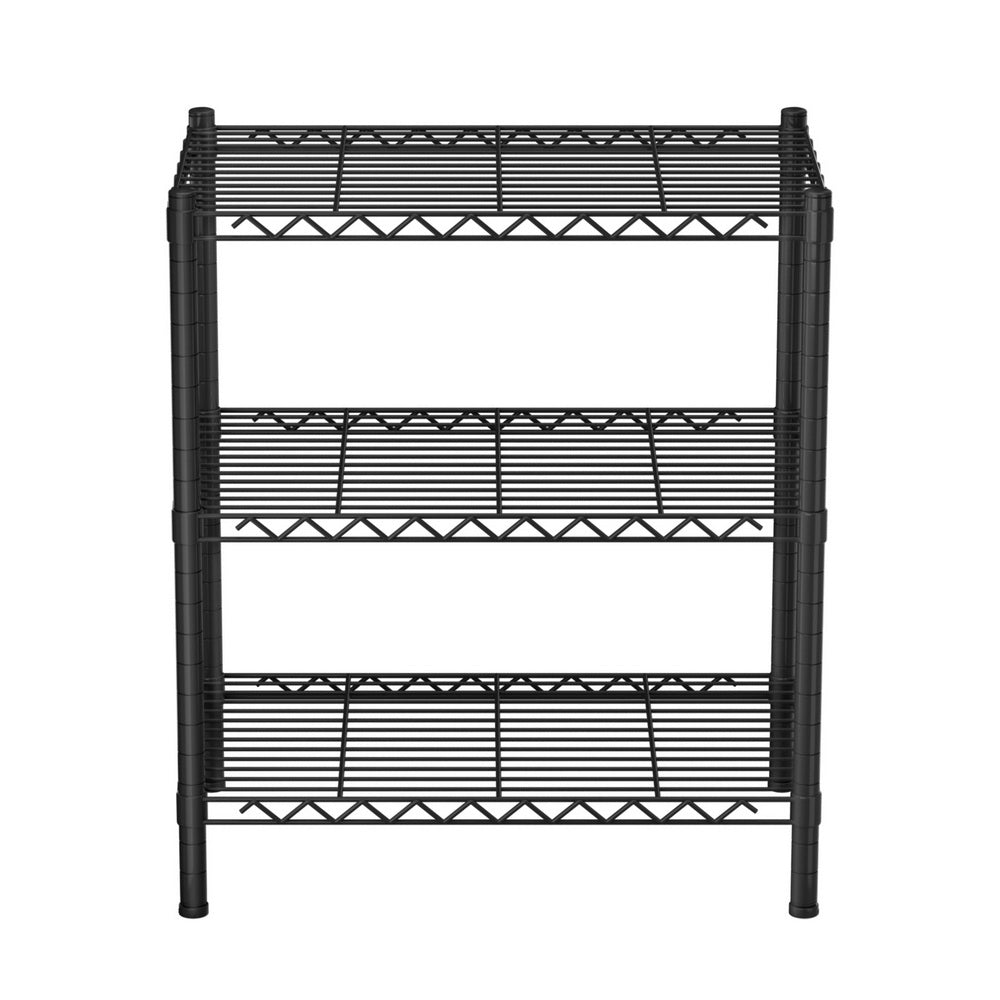Artiss 3-Tier Shelving Unit Adjustable Garage Storage Shelves Kitchen Rack Steel Awezingly