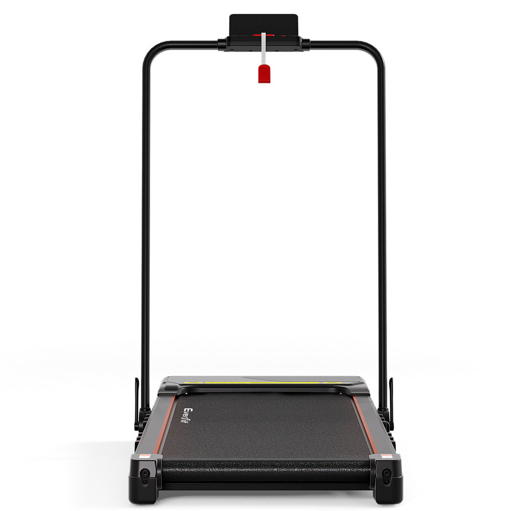 Everfit Treadmill Electric Walking Pad Auto Incline Foldable for Home Gym Black Awezingly