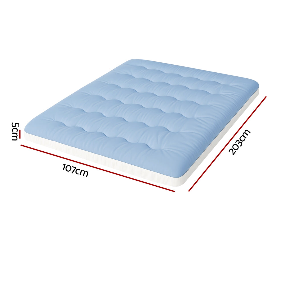 Giselle 5cm Mattress Topper Pillowtop toppers Double-Sided King Single Awezingly