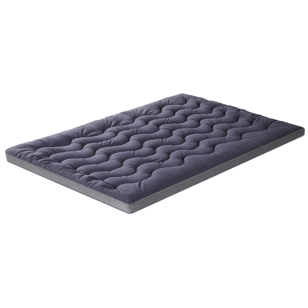 Giselle 5cm Mattress Topper Pillowtop toppers Bamboo Charcoal Queen Awezingly