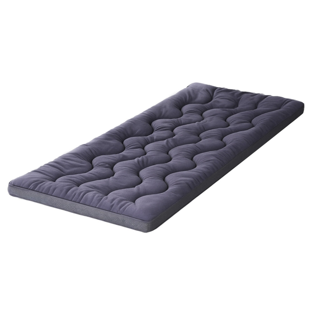 Giselle 5cm Mattress Topper Pillowtop toppers Bamboo Charcoal Single Awezingly
