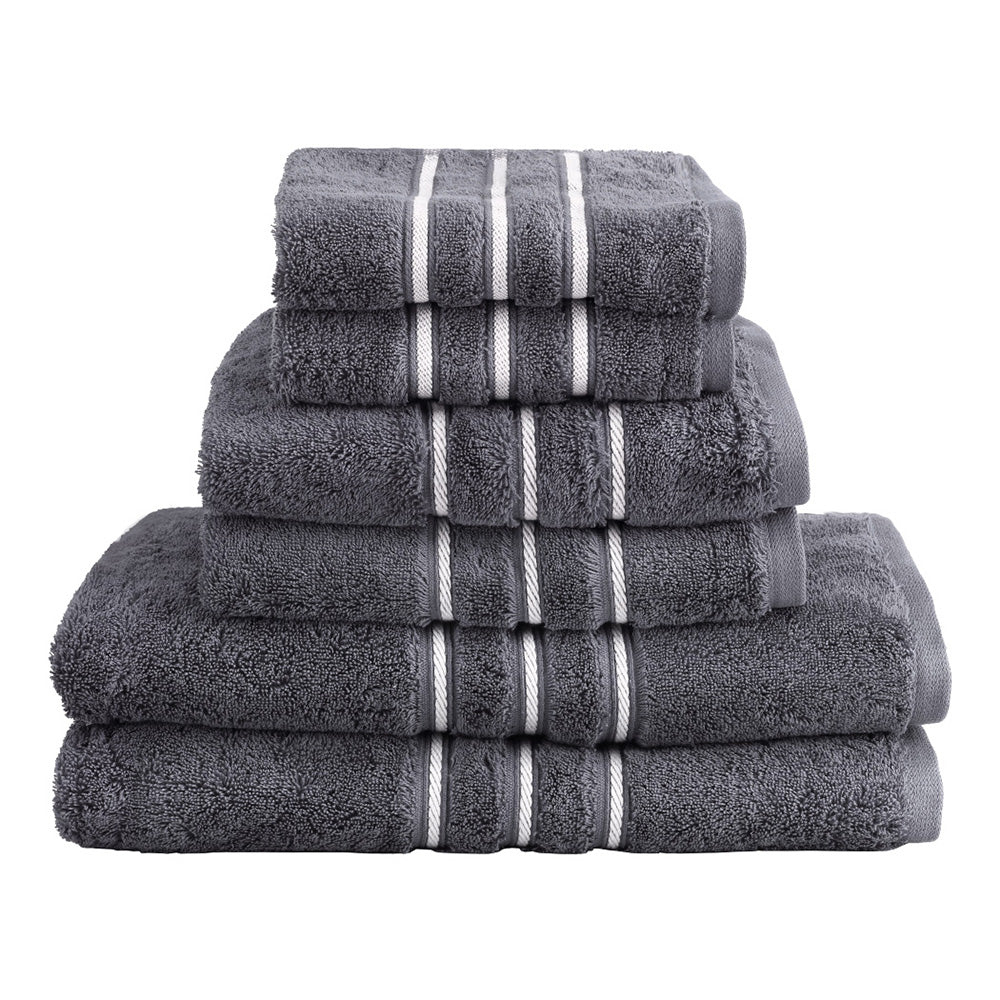 6 Pack Bath Towels Set Cotton Towel Grey Does not apply