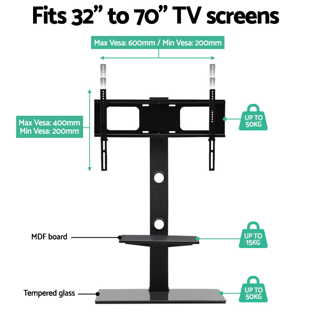 Artiss Floor TV Stand with Bracket Shelf Mount Artiss