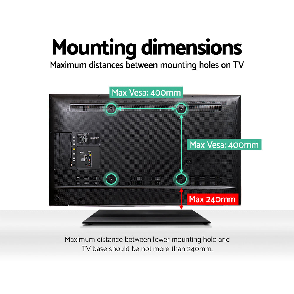 Artiss Table Top TV Swivel Mounted Stand Artiss