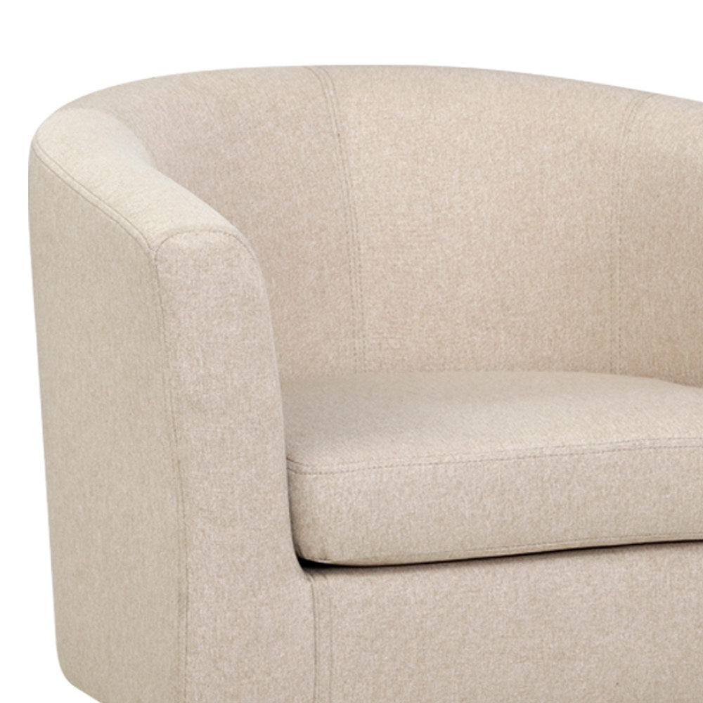 Artiss Armchair Lounge Chair Tub Accent Armchairs Fabric Sofa Chairs Wooden Artiss