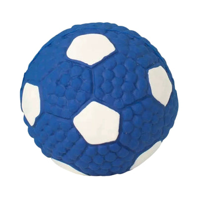 LGCASL Soccer Ball Chew Toy Dog Toy Squeak Rubber Fun Suitable for Large and Medium Sized Dogs Dog Toy Squeak Rubber Fun Suitable for Large and Medium Sized Dogs (Blue, L) L Blue
