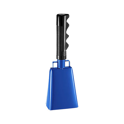 2025 120dB Loud Brass Cowbell with Non-Slip Handle and Adjustable Strap,Perfect for Sporting Events like Baseball and Football Games,Also Ideal for Graduations,Parades,and Cheerleading Activities Blue