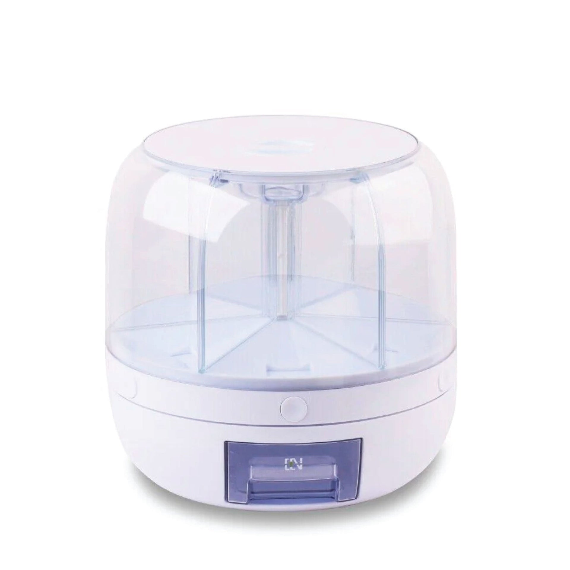 6 Grid Rotating Food Grain Dispenser 7.2L - Large Compartment Storage Container Does not apply