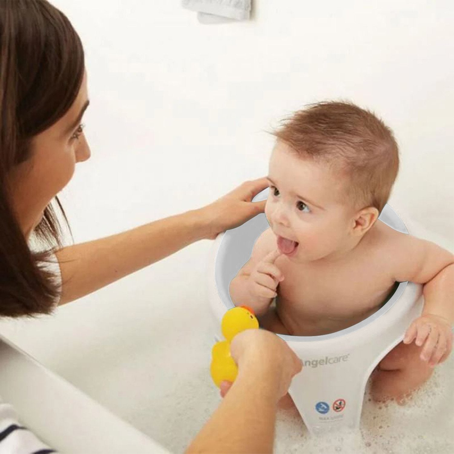 Angelcare Ac588 Baby Bath Soft Touch Ring Seat - Grey Does Not Apply