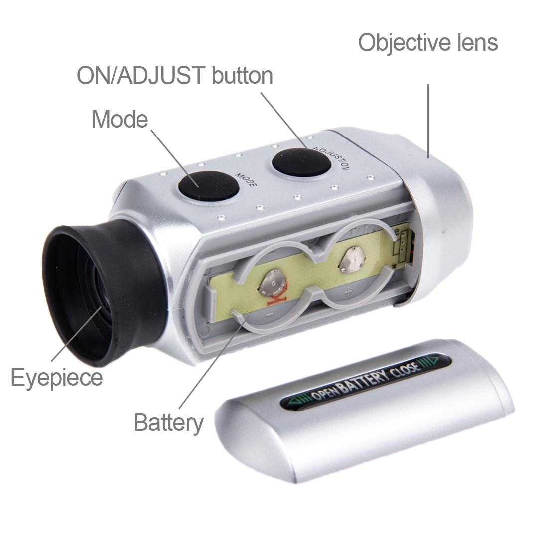 7x Digital Golf Telescope with Measuring Instrument and Padded Case Does Not Apply