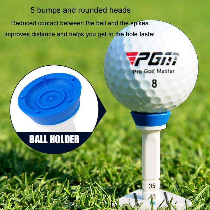 Adjustable Golf Tee Set - 4pcs / Box - 77mm Length - Aiming Assist Does Not Apply