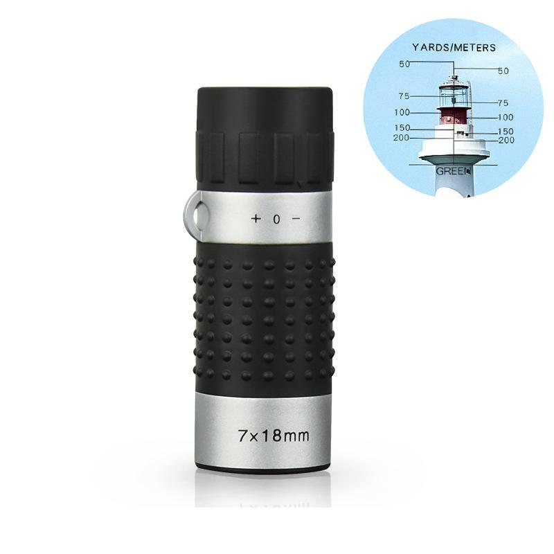 Compact 7X18 Monocular Telescope For Hunting Golf Hiking And Bird Watching - Rangefinders Does Not Apply