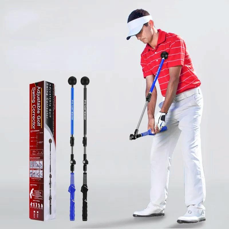 Adjustable Golf Swing Trainer for Beginners - Foldable & Corrective - Black Does Not Apply