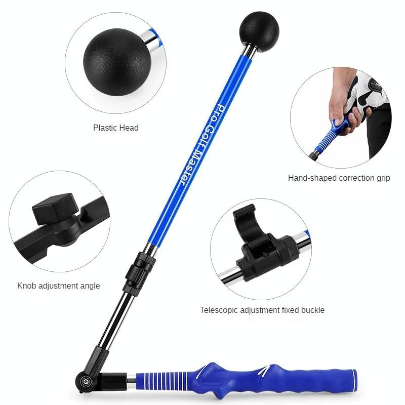 Adjustable Golf Swing Trainer for Beginners - Foldable & Corrective - Black Does Not Apply