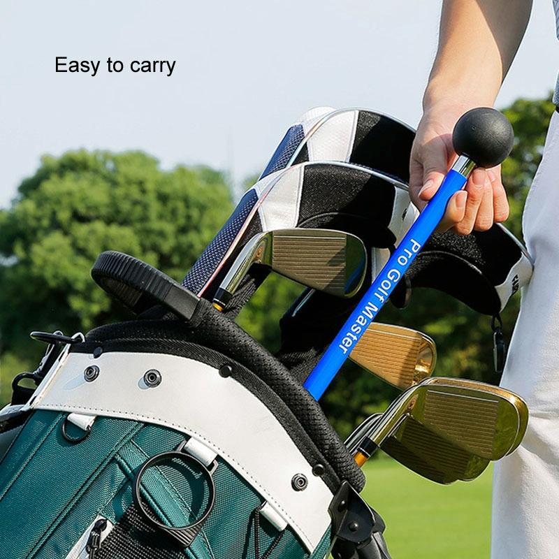 Adjustable Golf Swing Trainer for Beginners - Foldable & Corrective - Black Does Not Apply