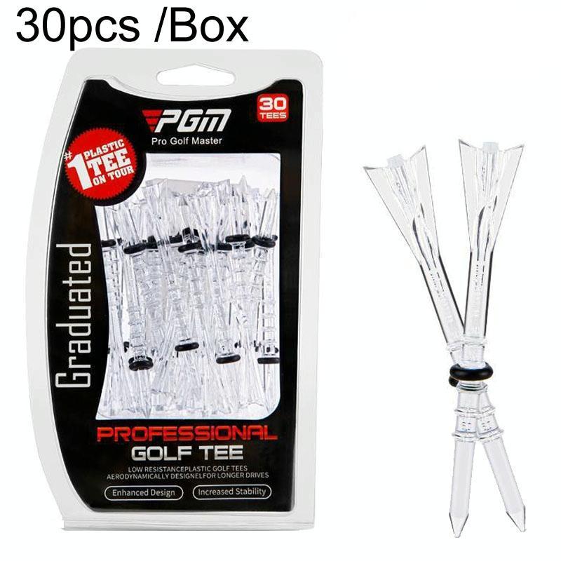 30 Adjustable Golf Tees with 83mm Height Limit - Set of 30 - White Does Not Apply