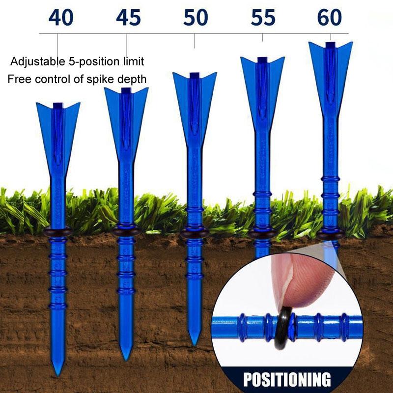 30 Adjustable Golf Tees with 83mm Height Limit - Set of 30 - White Does Not Apply
