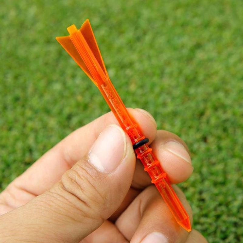 30 Adjustable Golf Tees with 83mm Height Limit - Set of 30 - White Does Not Apply