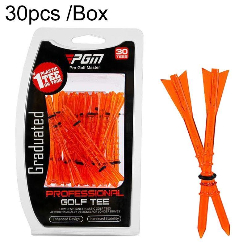 30 Adjustable Golf Tees with 83mm Height Limit - Set of 30 - White Does Not Apply