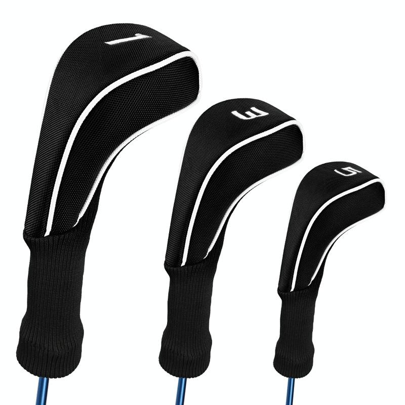 3-in-1 Golf Club Cover Set - No.1 No.3 No.5 - Blue Does Not Apply