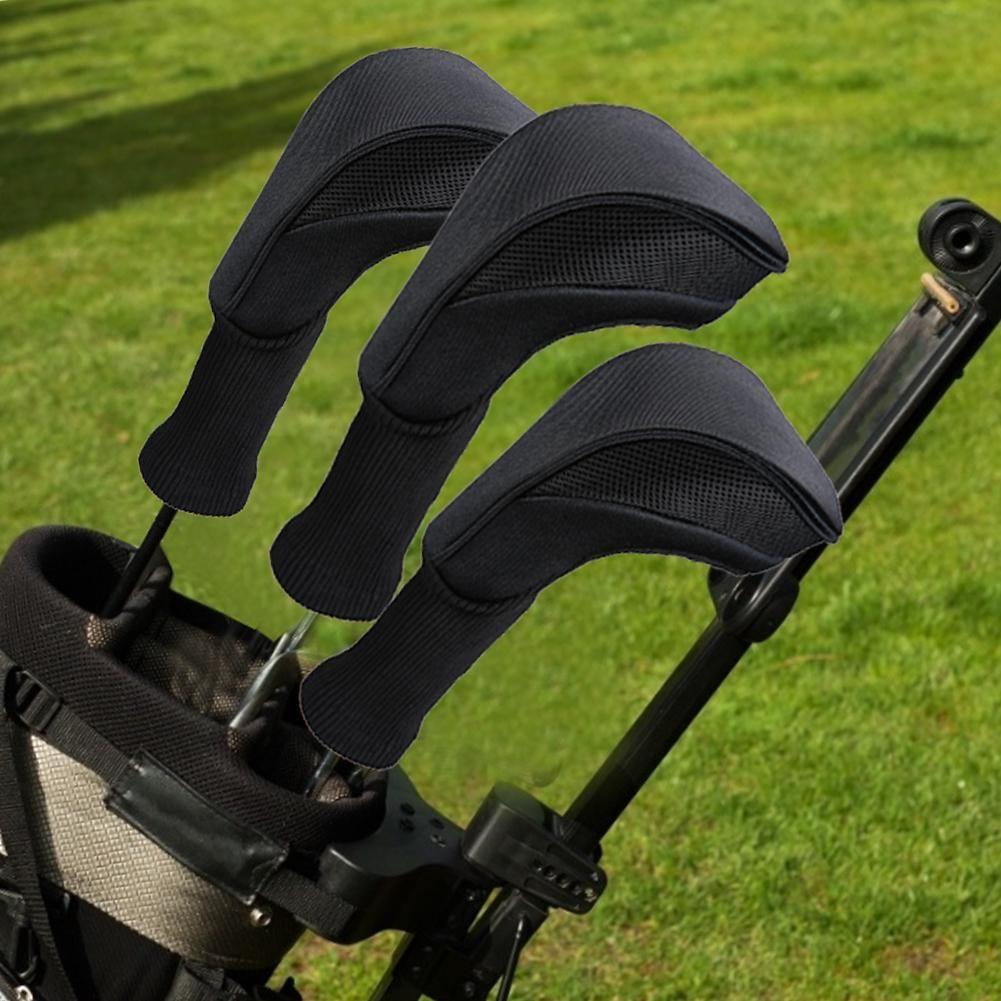 3-in-1 Golf Club Head Cover - No.1 No.3 No.5 - Protective - Blue Does Not Apply
