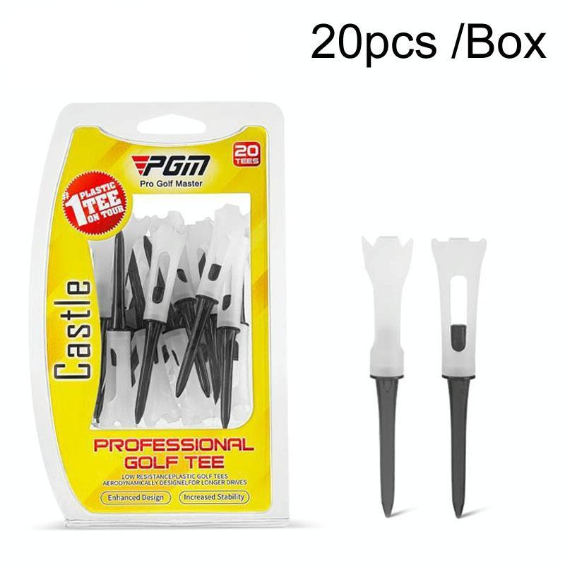 20-pack Golf Ball Tee Holder for Competition - 83mm Spike Balls - Black Does Not Apply