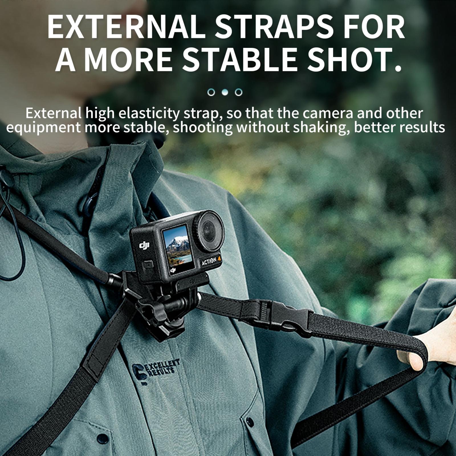 Adjustable Neck Vlog Bracket for Dji Gopro Insta360 Action Cameras and Smartphones Does Not Apply