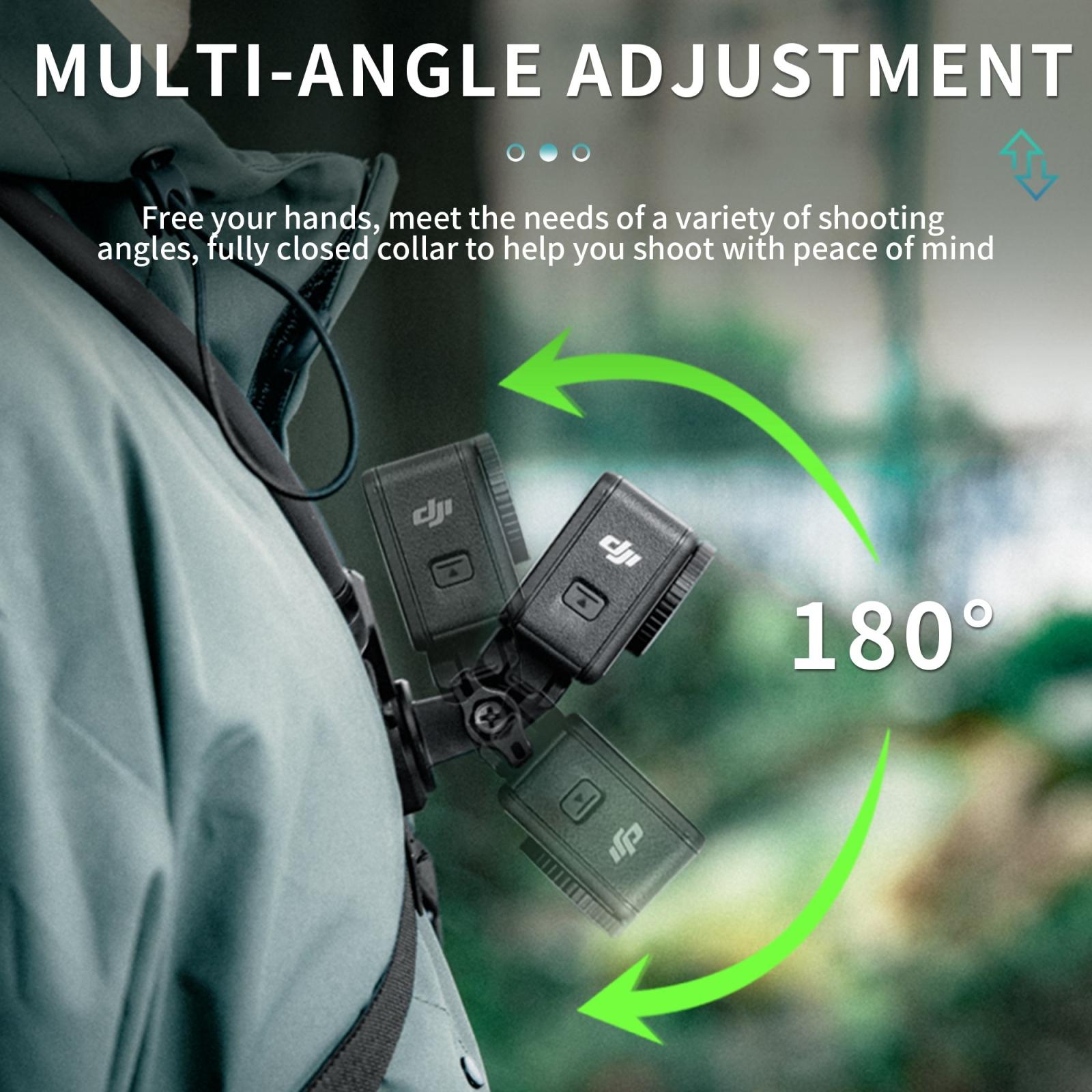 Adjustable Neck Vlog Bracket for Dji Gopro Insta360 Action Cameras and Smartphones Does Not Apply