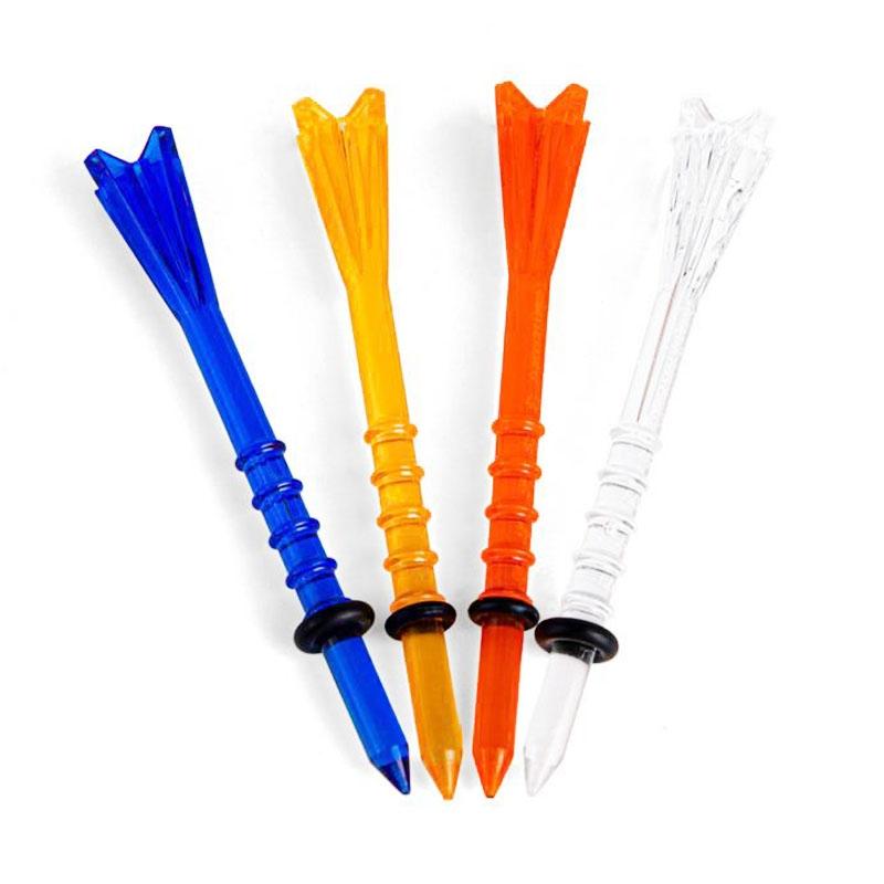 30 Adjustable Golf Tees with 83mm Height Limit - Set of 30 - Blue Does Not Apply