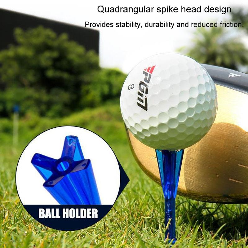 30 Adjustable Golf Tees with 83mm Height Limit - Set of 30 - Blue Does Not Apply