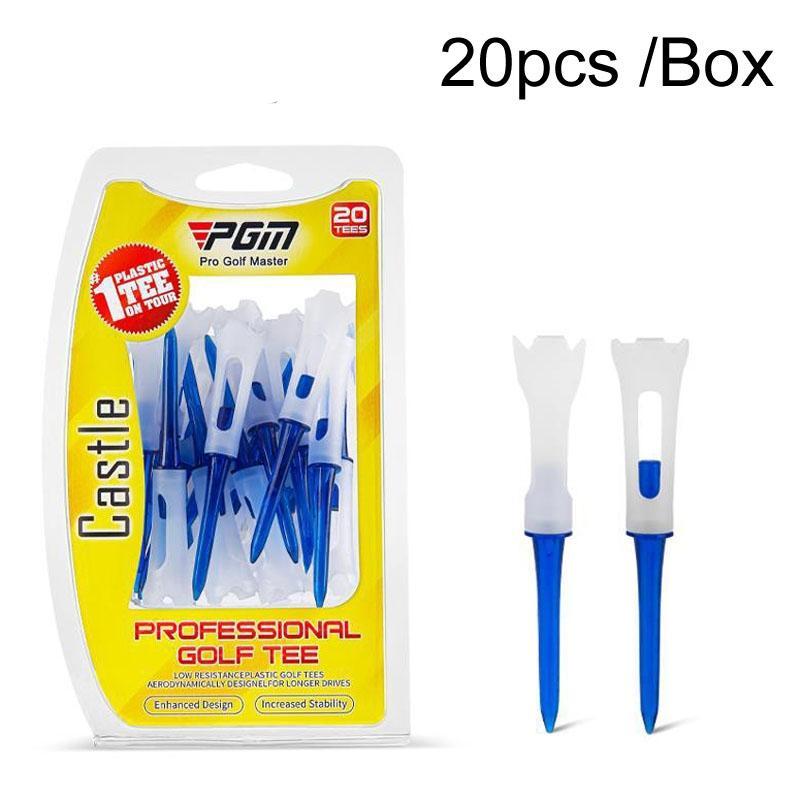 20-pack Golf Ball Tee Holder for Competition - 83mm Spike Balls - Blue Does Not Apply