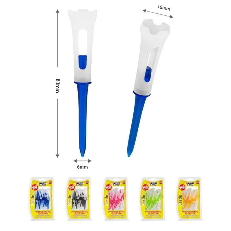 20-pack Golf Ball Tee Holder for Competition - 83mm Spike Balls - Blue Does Not Apply
