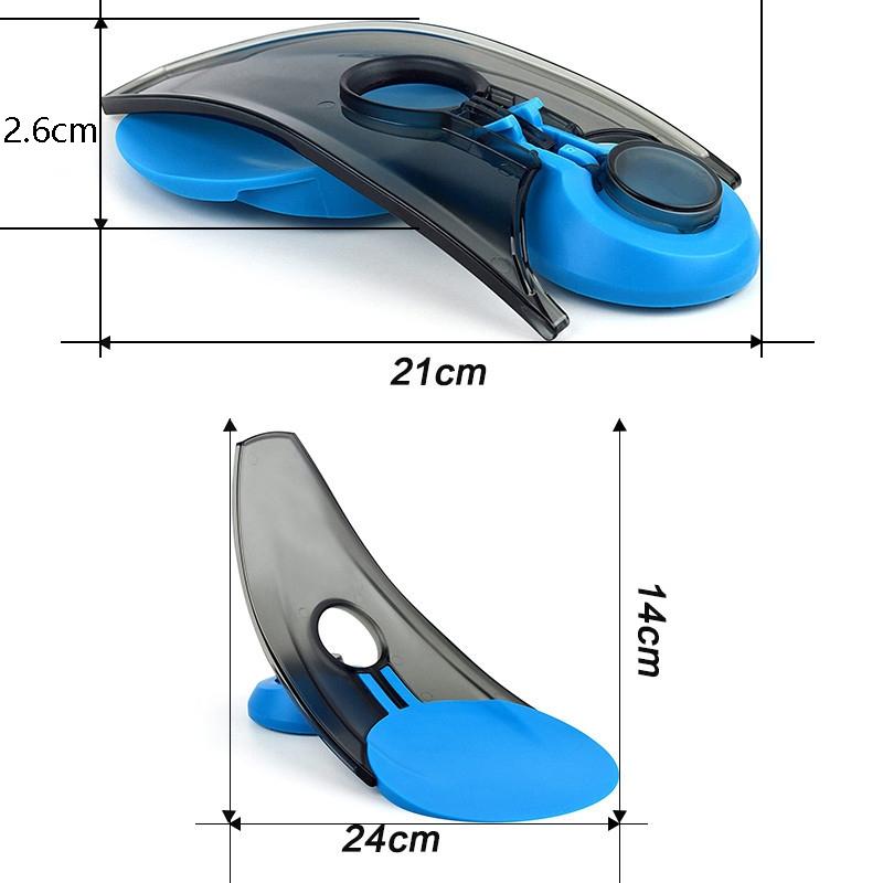 2-pack Indoor / Outdoor Golf Putting Trainer - Blue Does Not Apply