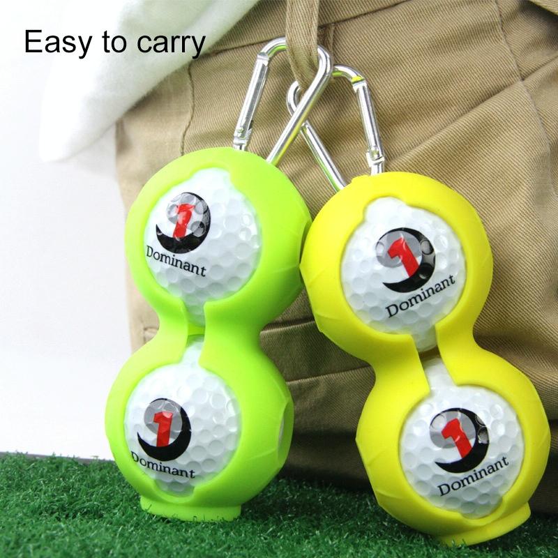 2-pack Golf Silicone Double-ball Protection Sleeves - Dark Blue Does Not Apply