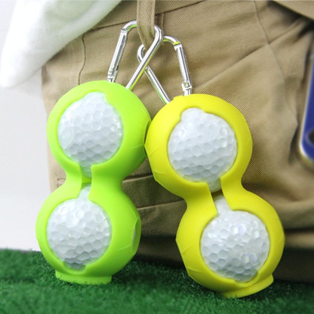 2-pack Golf Silicone Double-ball Protection Sleeves - Dark Blue Does Not Apply